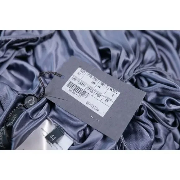 Alexander McQueen Vintage Gray Ruffle Dress S/S 2007 (Size IT44)